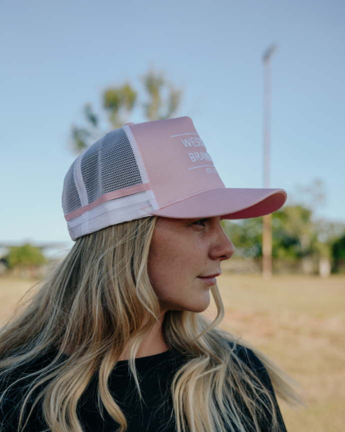 Kimberley Trucker Hat Pink - side